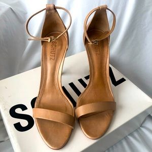 Schutz Cadey Lee Sandal in Light Wood, 8